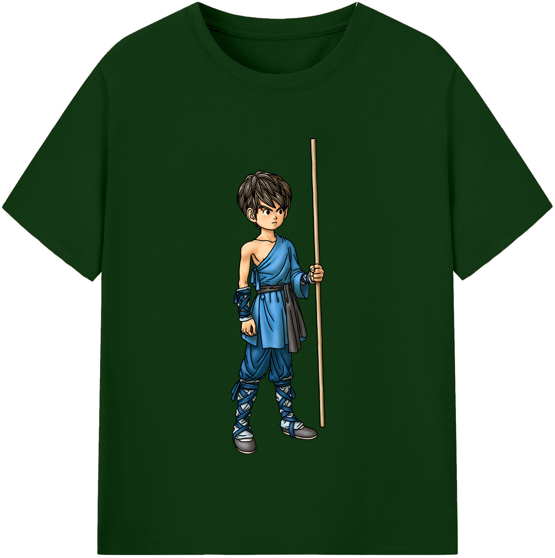 （画像用） ドラゴンクエスト Doragon Kuesuto Dragon Quest 綿100％半袖Tシャツ（フロントプリント）